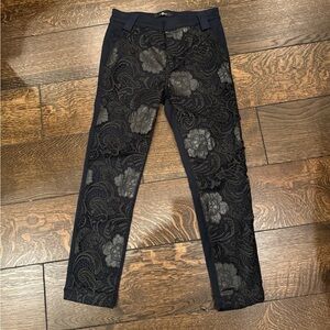 7 For All Mankind Black Lace Women Jeans